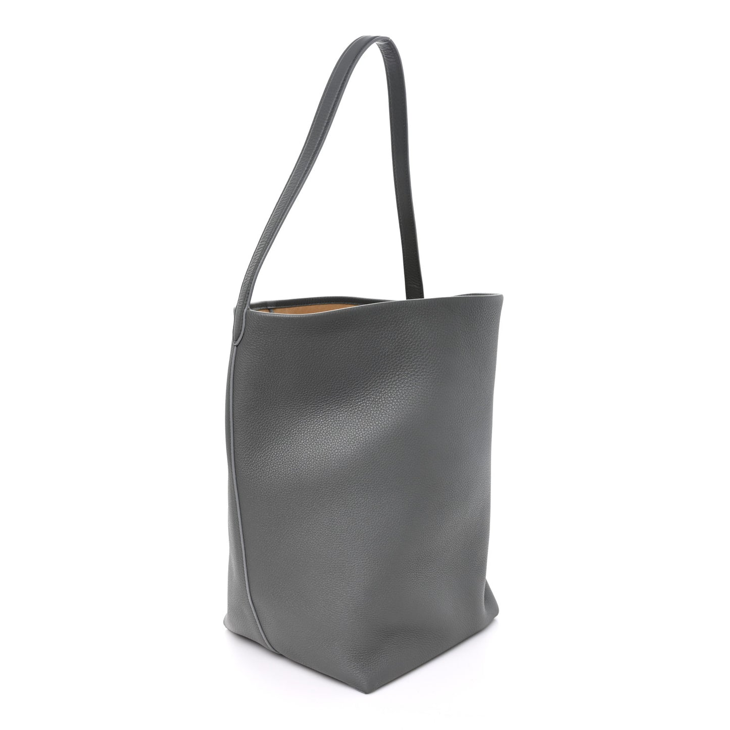 Grained Calfskin Large N/S Park Tote Timouse Grey