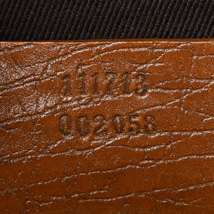 Gucci Monogram Bamboo Bullet Satchel Brown 6 of 12
