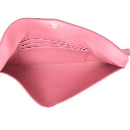 Prada Vitello Move Envelope Wallet Geranio 5 of 10