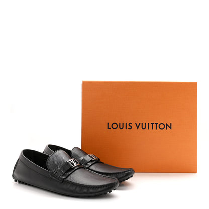 Louis Vuitton Epi Mens Hockenheim Moccasin Loafers 10.5 Black 10 of 10