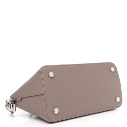 Louis Vuitton Veau Bougie Triangle PM Taupe Violet 3 of 8