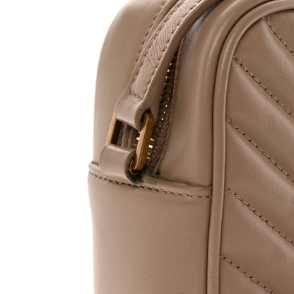 Saint Laurent Calfskin Matelasse Monogram Lou Camera Bag Dark Latte 12 of 12