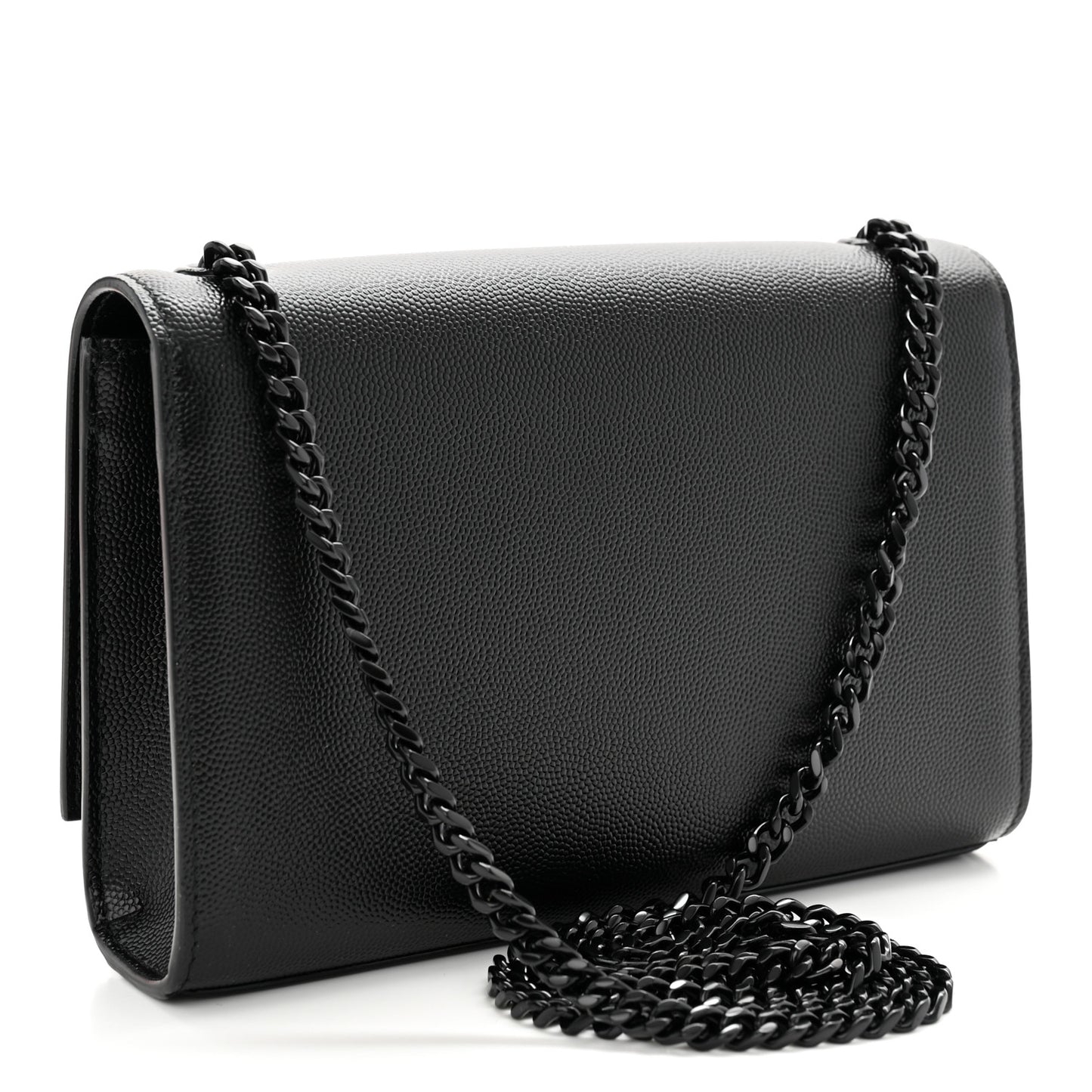 Grain De Poudre Small Monogram Monochrome Kate Satchel Black