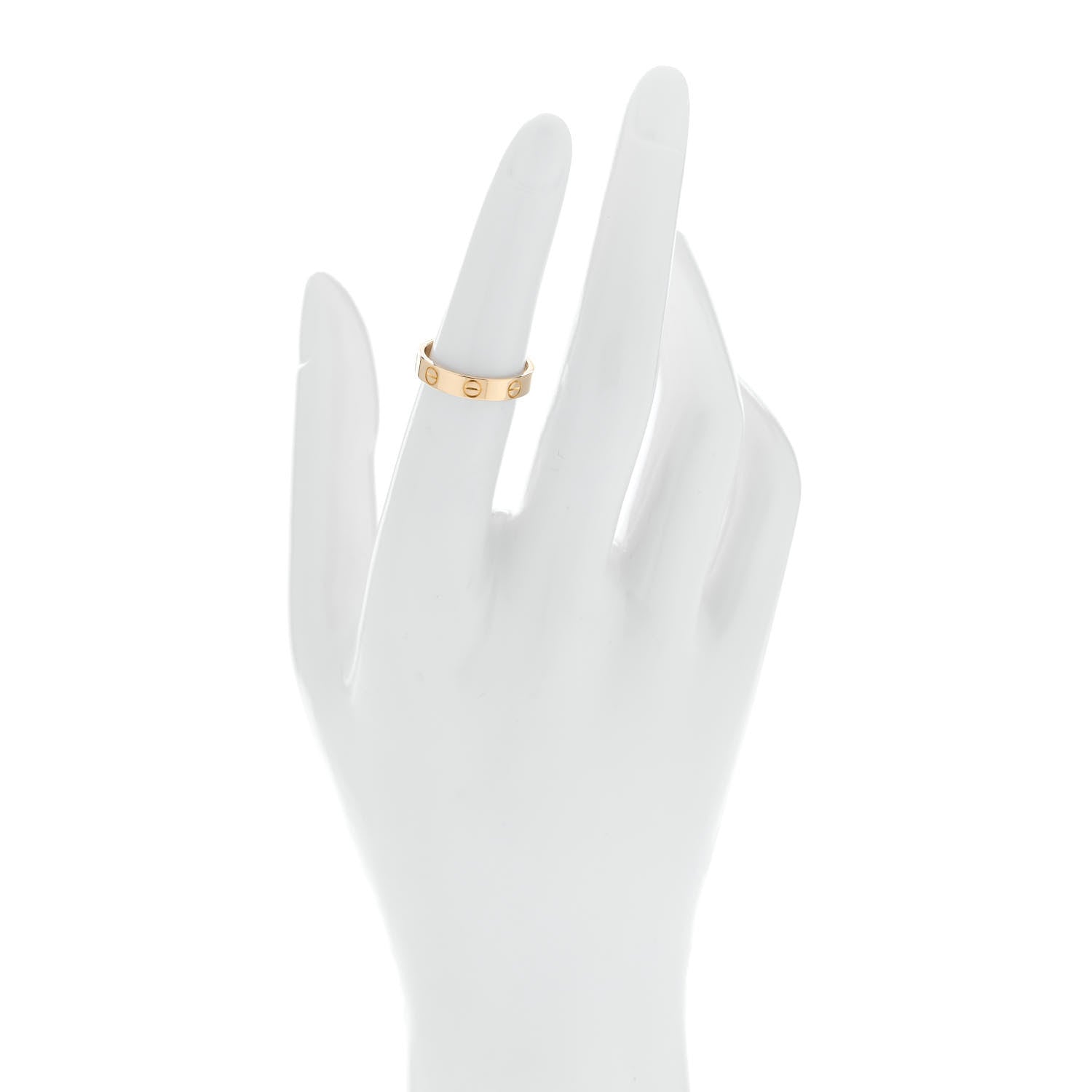 Cartier 18K Yellow Gold 3.5mm LOVE Wedding Band Ring 51 5.75 2 of 4