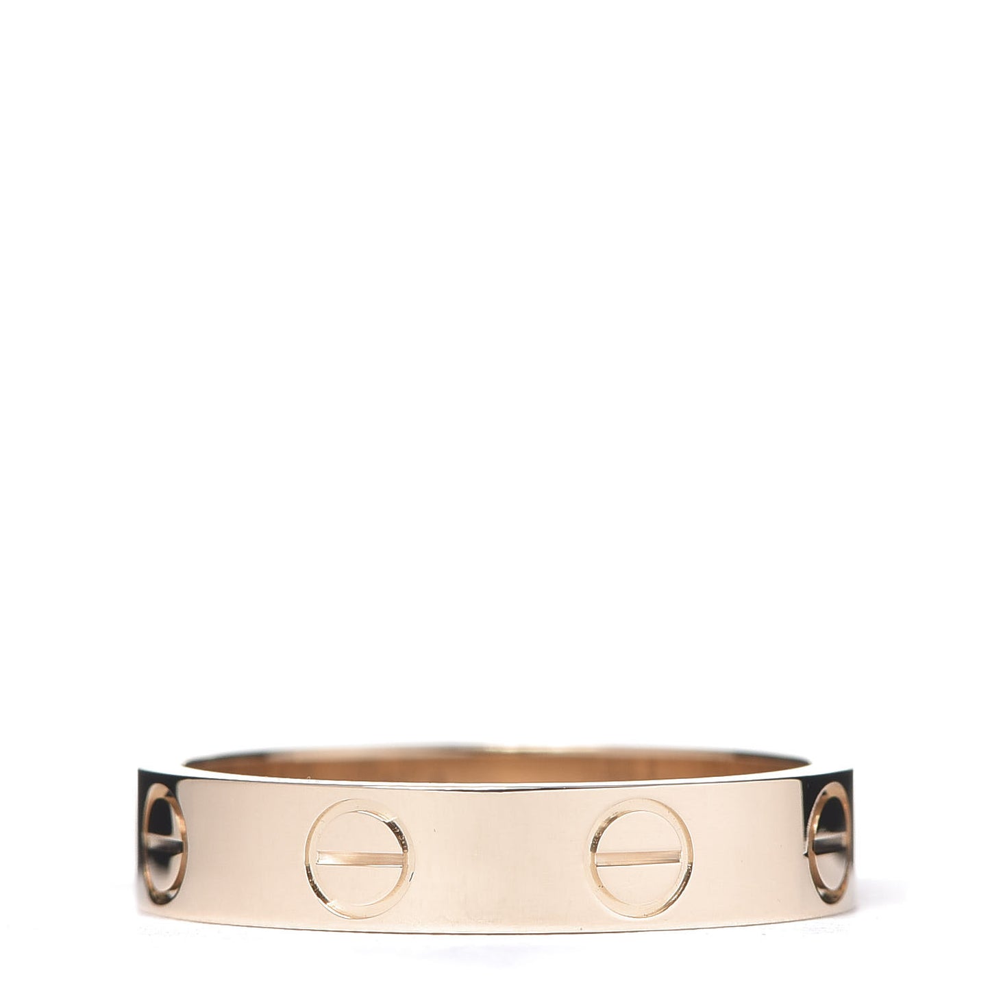 18K Yellow Gold 3.5mm LOVE Wedding Band Ring 49 5