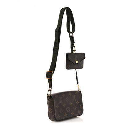 Louis Vuitton Monogram Felicie Strap & Go Kaki 3 of 14