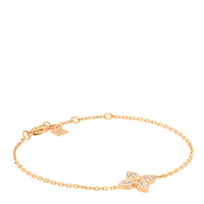 Louis Vuitton 18K Pink Gold Diamond Star Blossom Bracelet 1 of 5