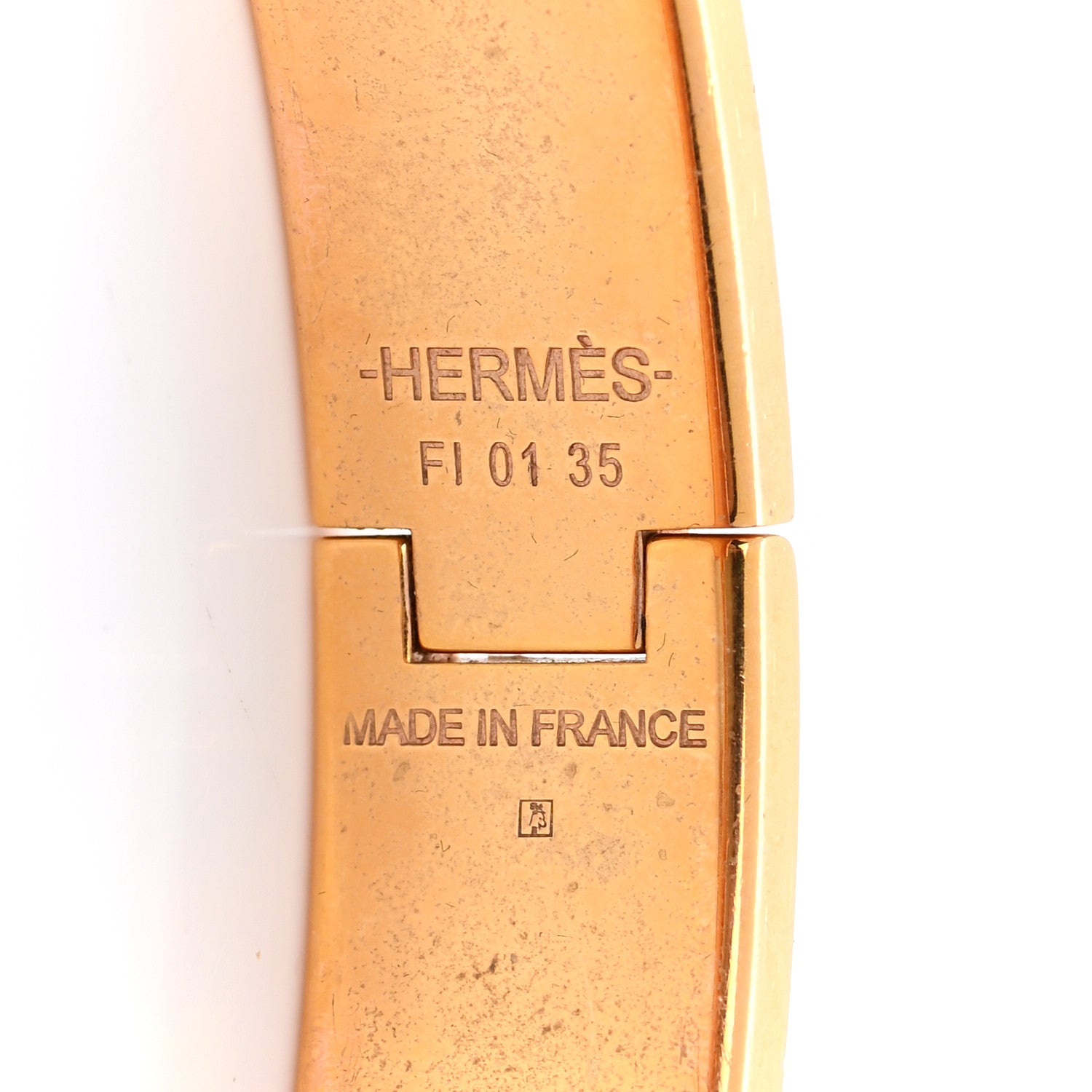 Hermes Enamel Narrow Clic Clac H Bracelet GM Black 4 of 5