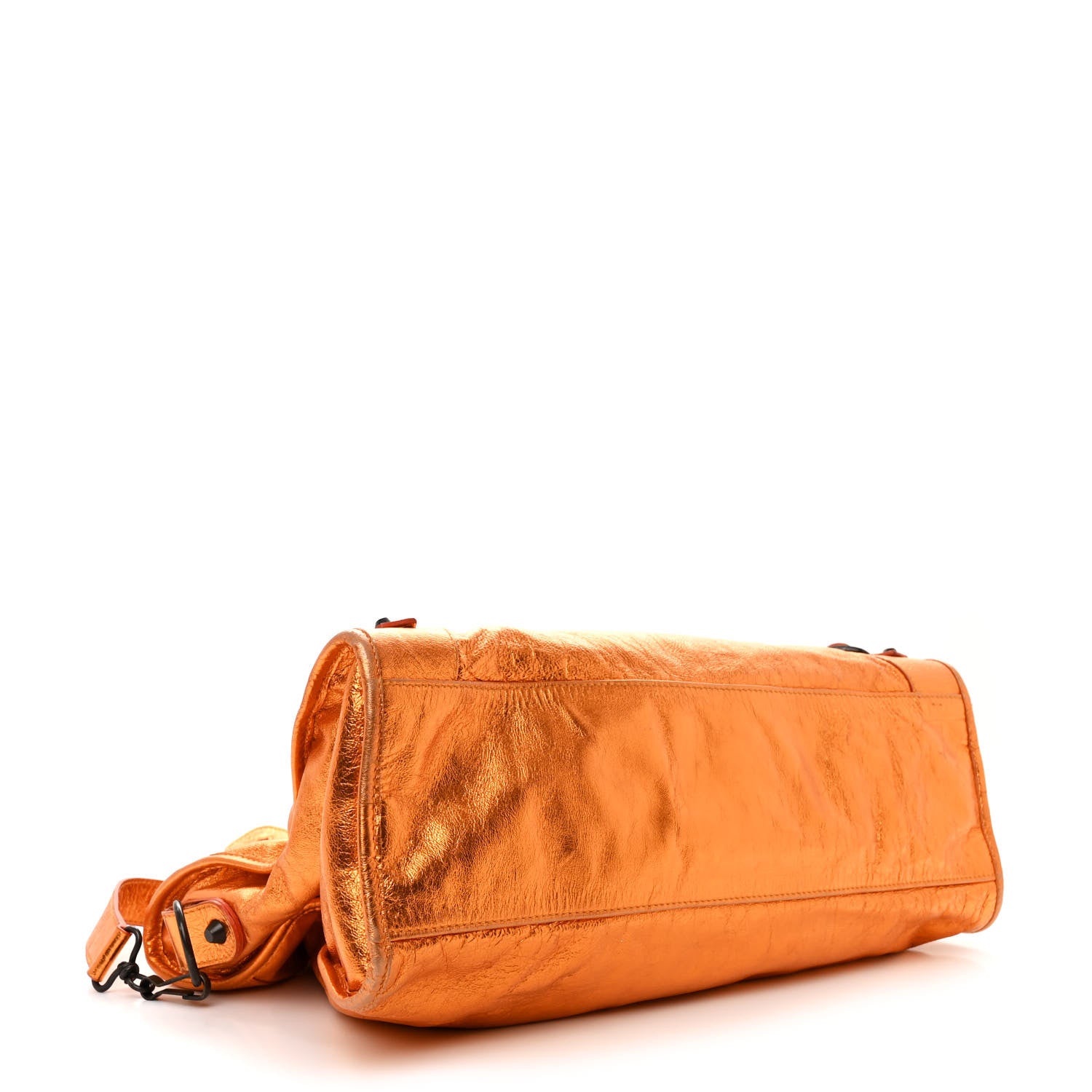 Balenciaga Metallic Agneau Classic Hardware City Orange 5 of 13