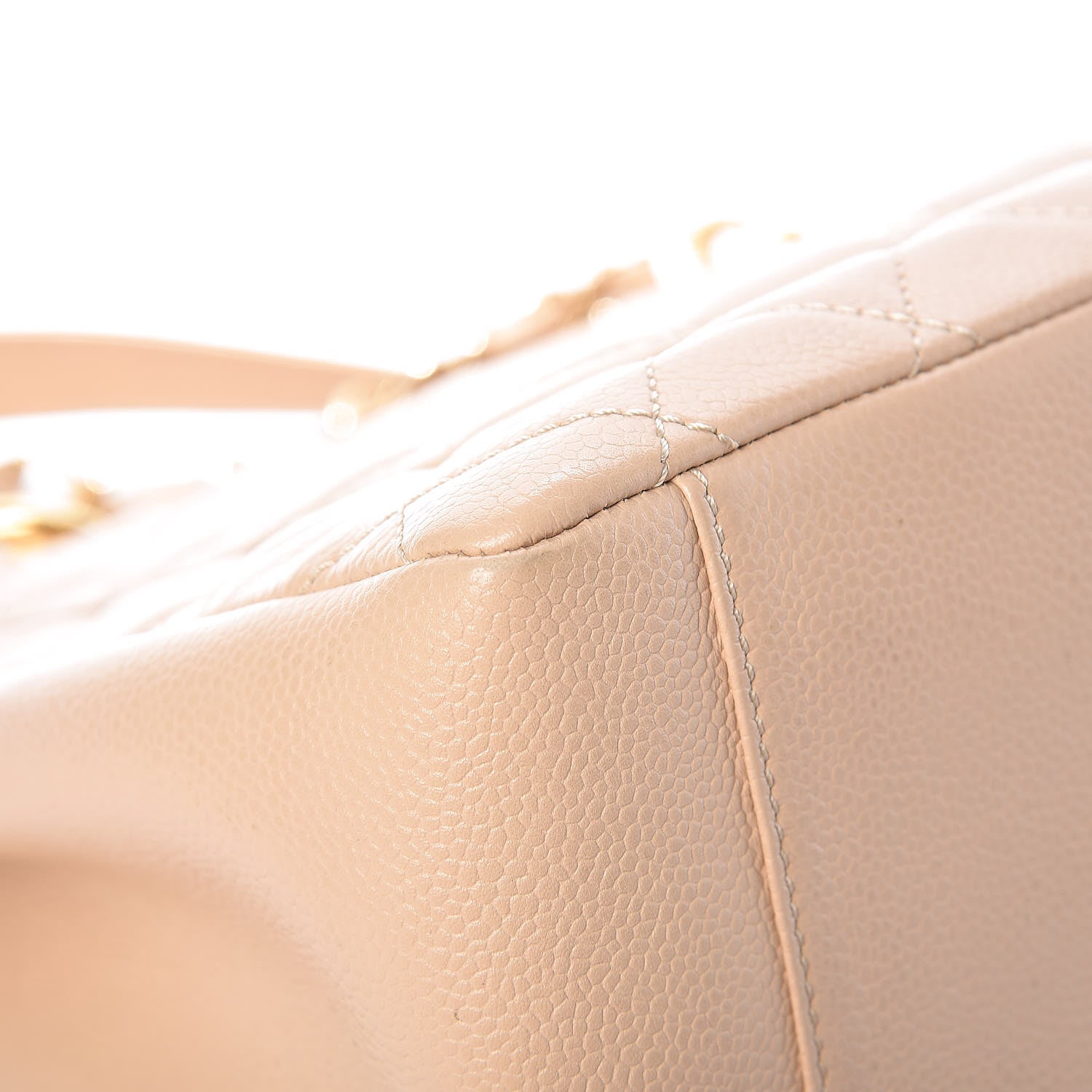 Chanel Caviar Quilted Grand Shopping Tote GST Beige Clair 12 of 12