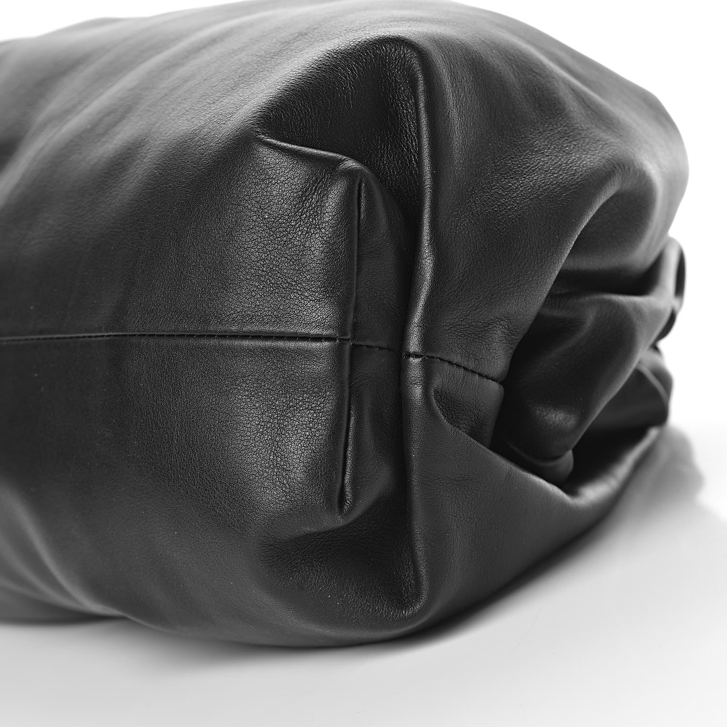 Bottega Veneta Smooth Butter Calf The Pouch Oversized Clutch Black 10 of 10