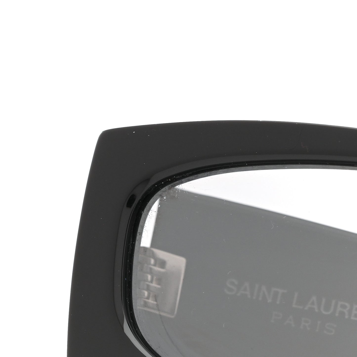 Acetate Rectangle SL M140/F Sunglasses Black