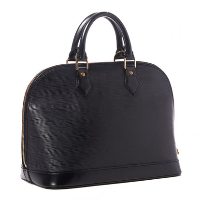 Louis Vuitton Epi Alma PM Black 2 of 10