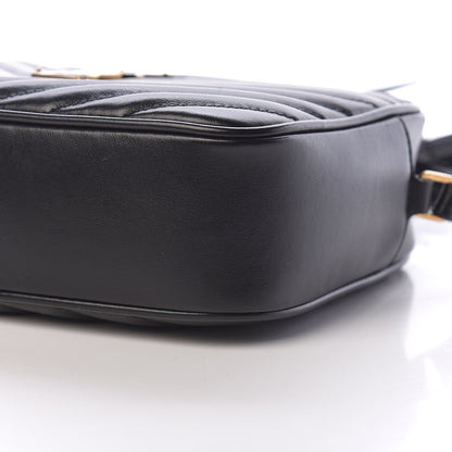 Saint Laurent Calfskin Matelasse Monogram Lou Camera Bag Black 6 of 10