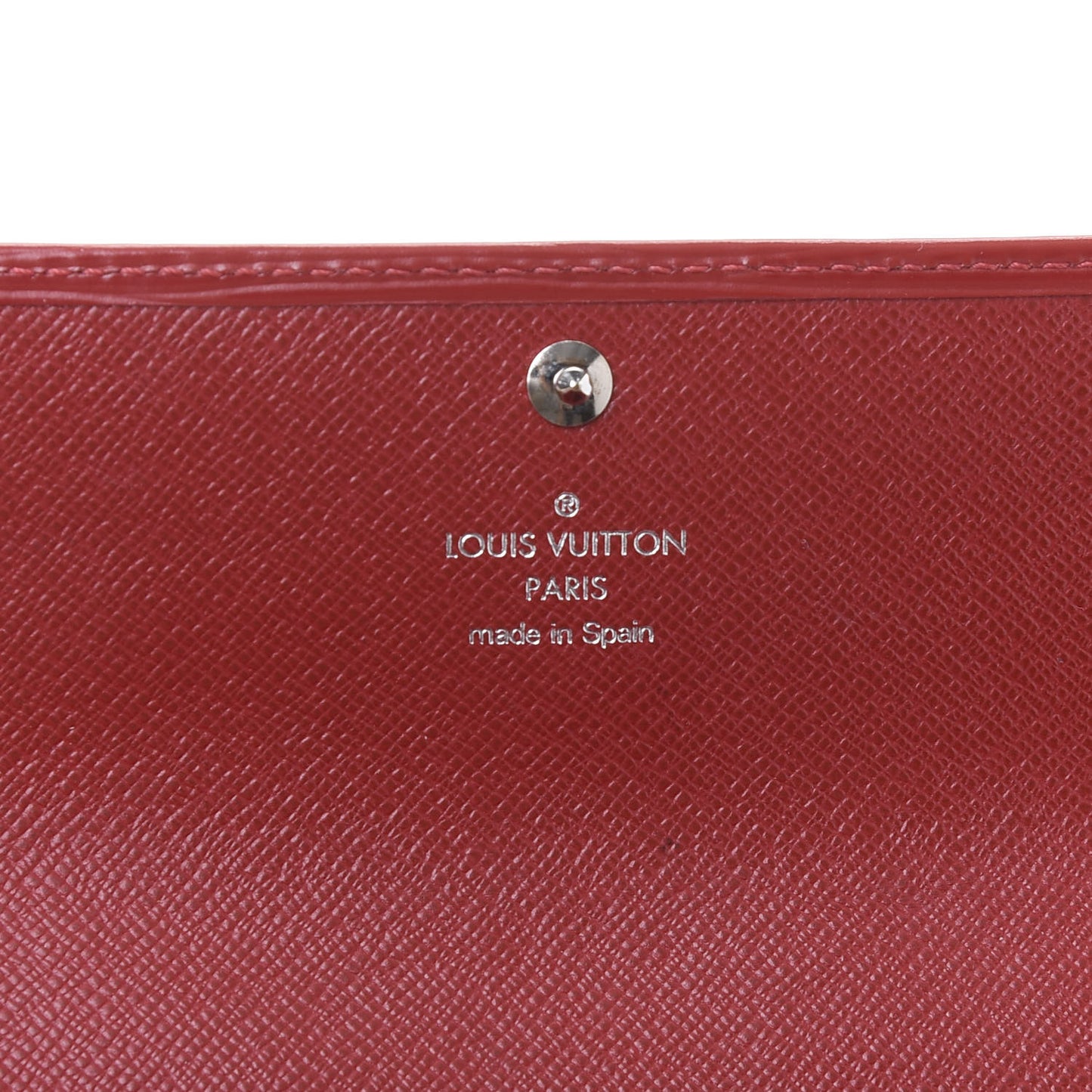 Epi Sarah Wallet Rouge