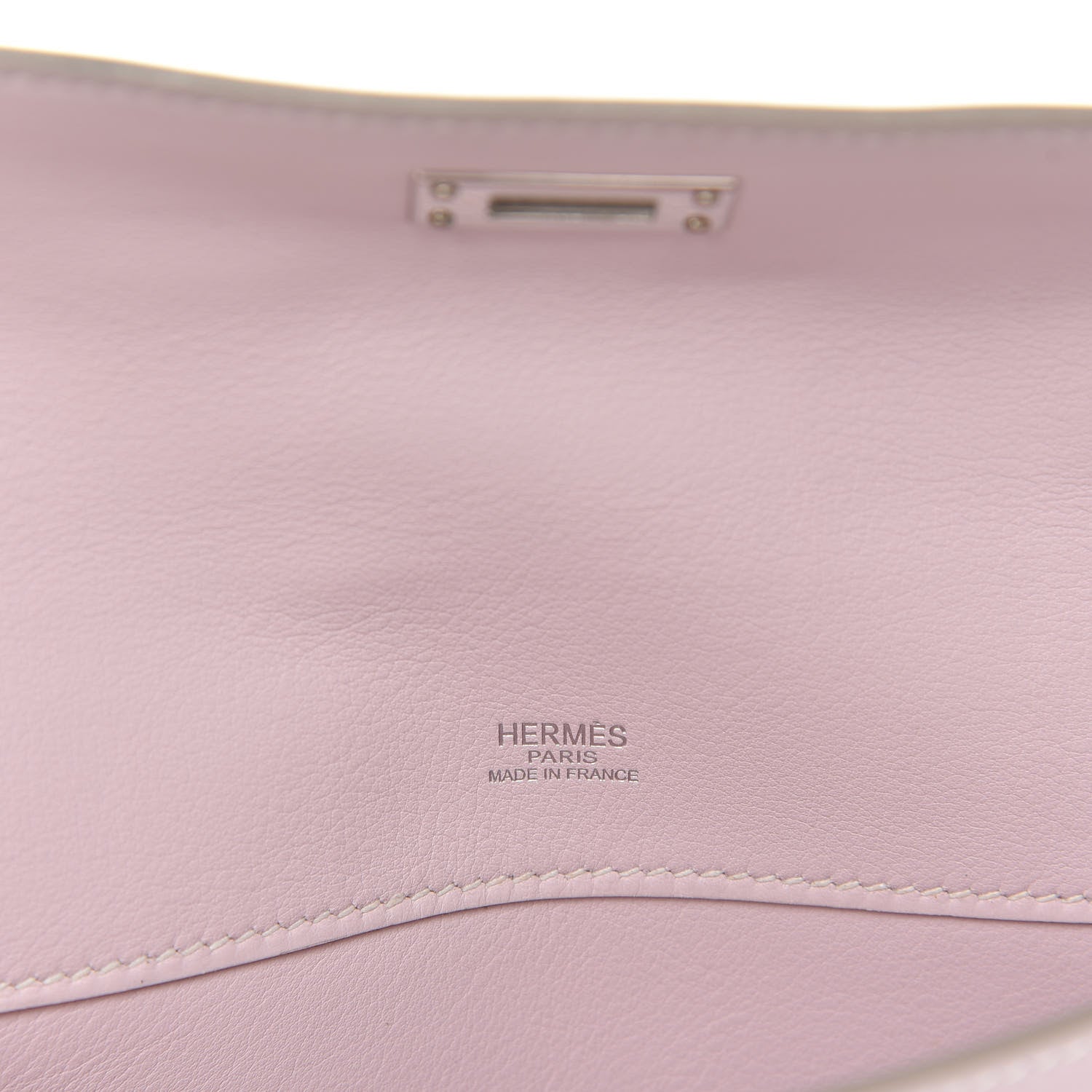 Hermes Swift Kelly Cut Clutch Pochette Rose Dragee 6 of 6