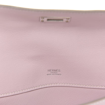 Hermes Swift Kelly Cut Clutch Pochette Rose Dragee 6 of 6