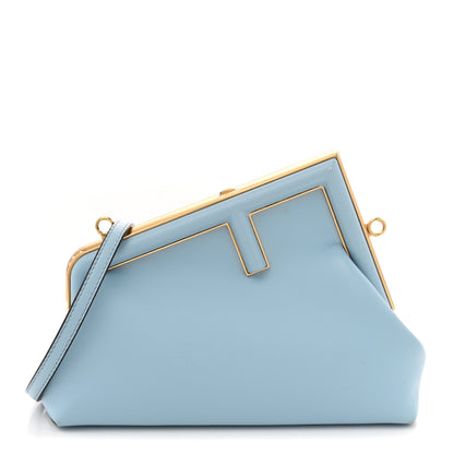 Fendi Shiny Nappa Small Fendi First Azzurro Baby 1 of 13