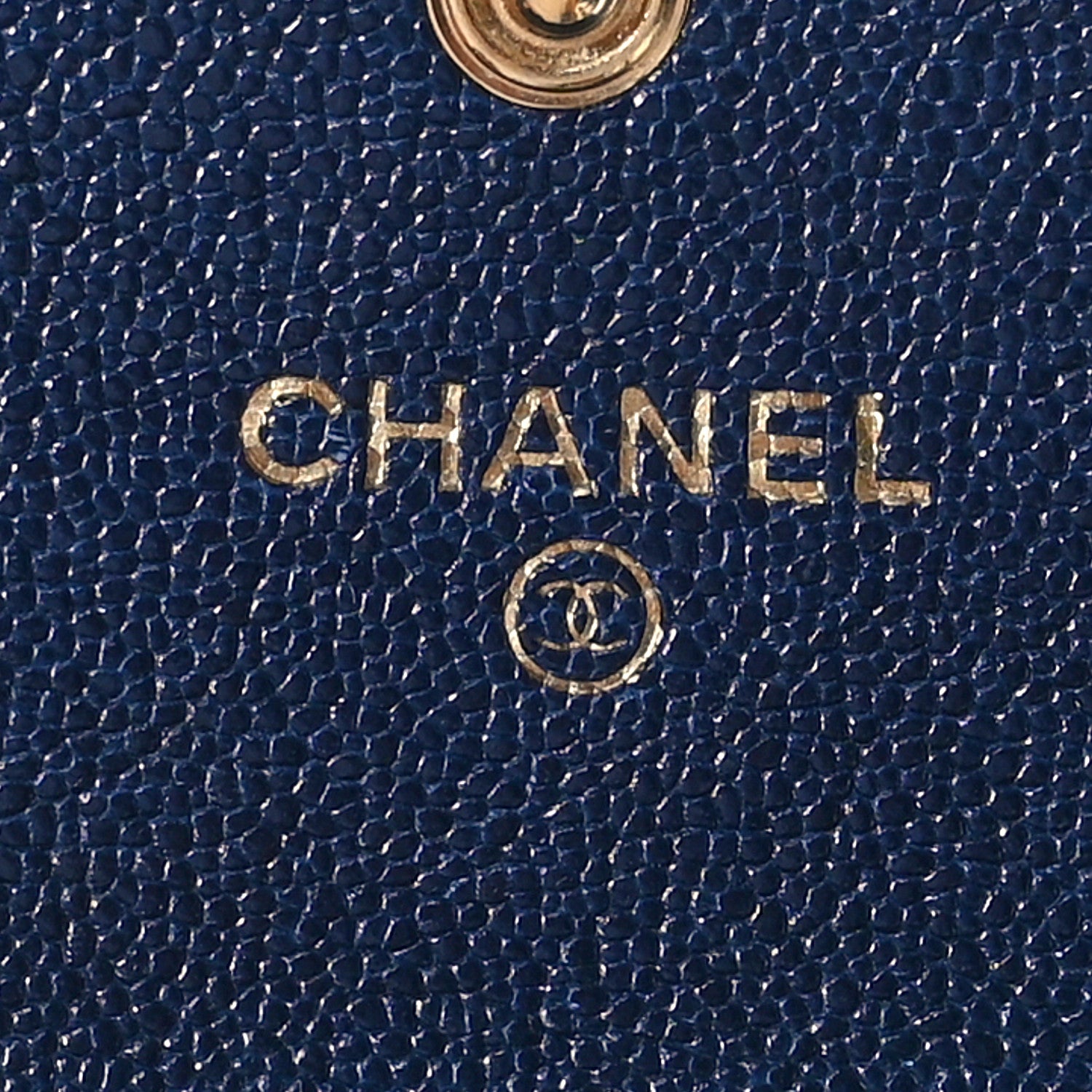 Chanel Caviar Quilted Boy Flap Card Holder Navy 6 of 9