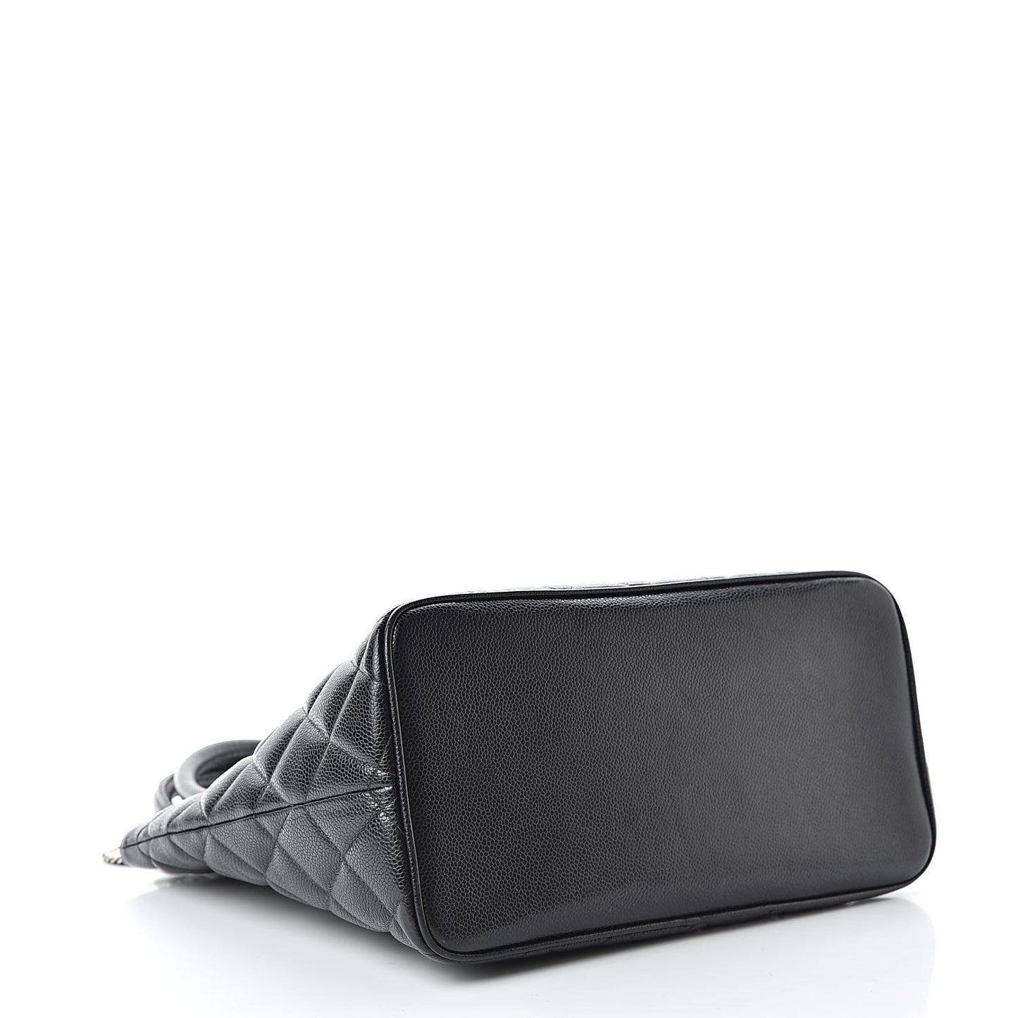 Caviar Quilted Medallion Tote Black