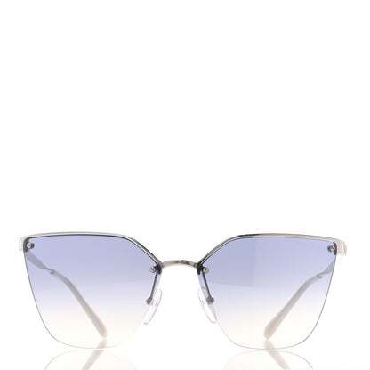 Prada Cat Eye Sunglasses SPR 68T Silver 2 of 8