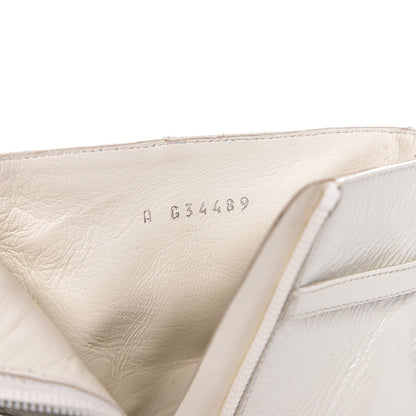 Chanel Crackled Calfskin Chain CC Short Boots 41 Ivory 8 of 9