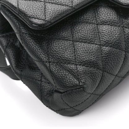 Chanel Grained Calfskin Quilted 2.55 Reissue Flap Belt Bag Clutch Black 11 of 12