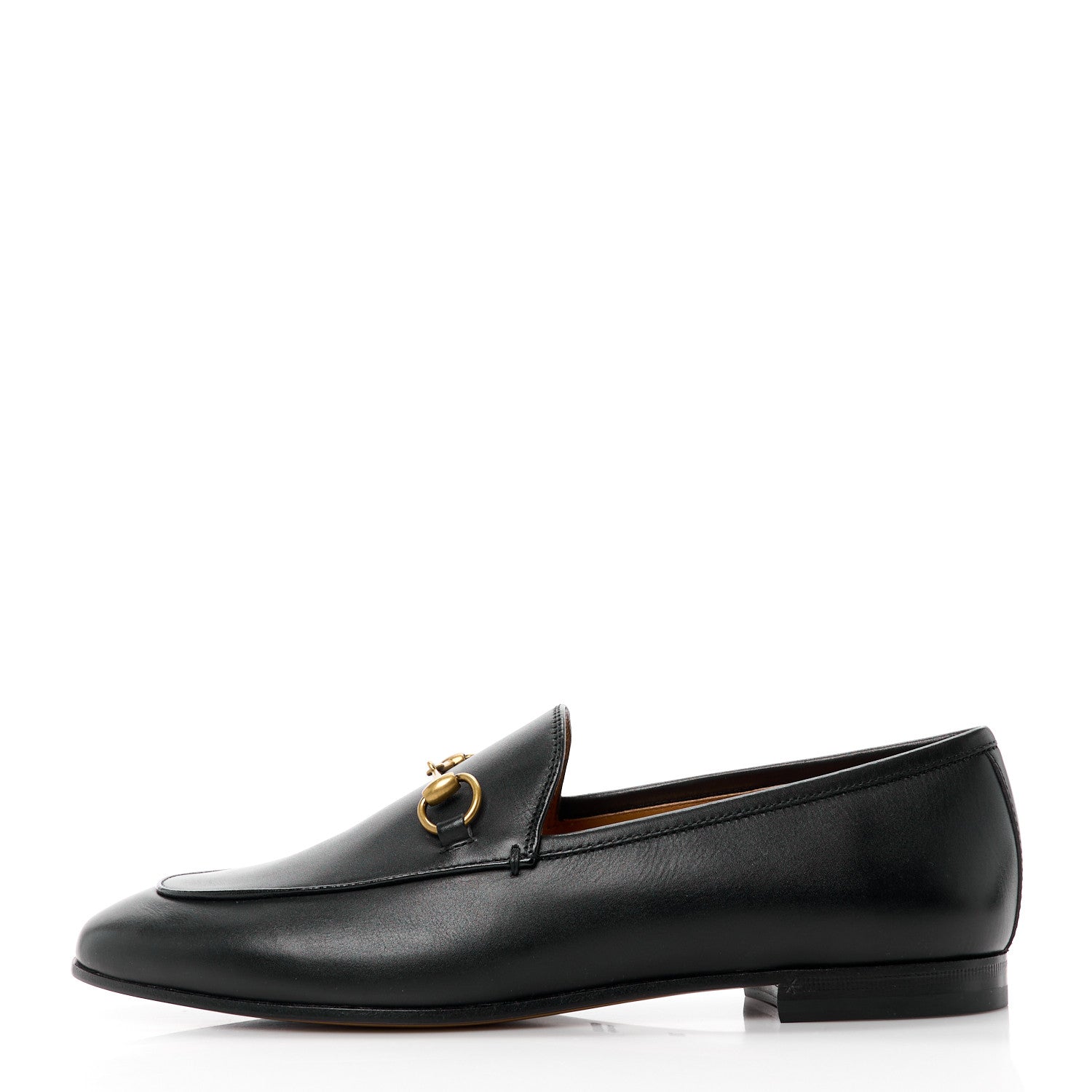 Gucci Calfskin Womens Jordaan Loafers 39 Black 1 of 9