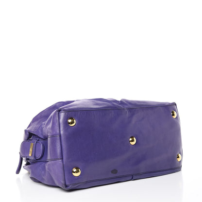 Valentino Garavani Lambskin Woven Couture Bag Purple 4 of 15