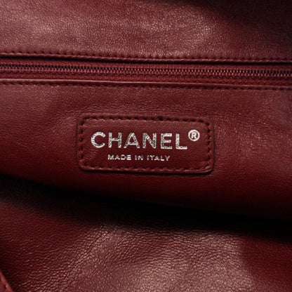 Chanel Lambskin Bowler Navy Blue 6 of 7