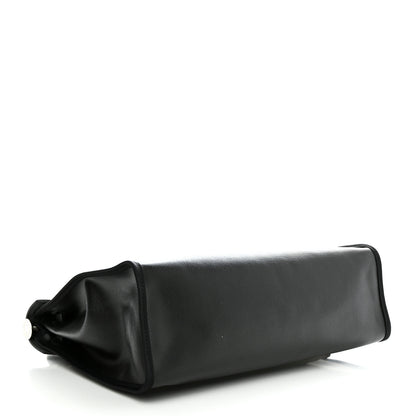 Hermes Toile H Berline Vache Hunter Herbag Zip PM 31 Black Ecru 5 of 11