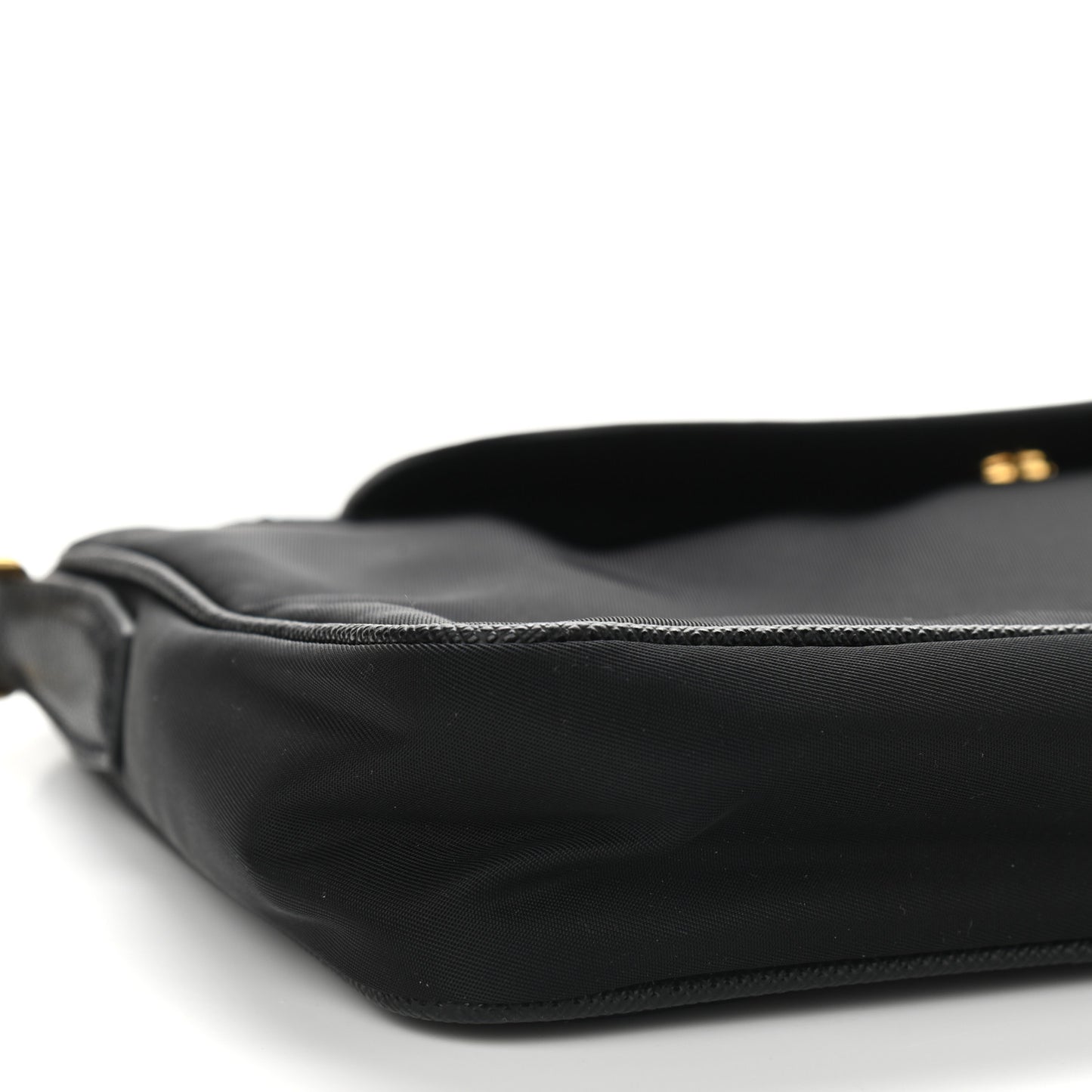 Tessuto Nylon Saffiano Crossbody Bag Black