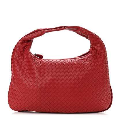 Bottega Veneta Nappa Intrecciato Medium Veneta Hobo Red 1 of 10