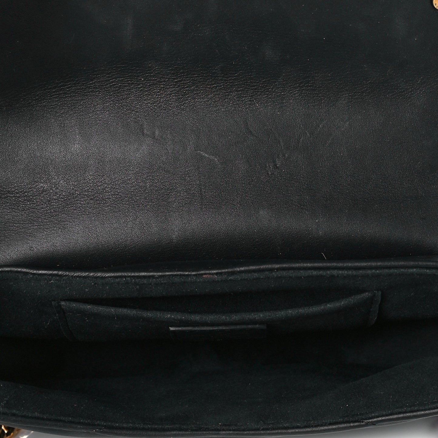 Calfskin New Wave Chain PM Black