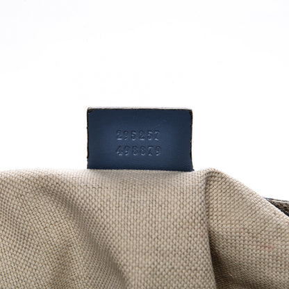 Gucci Monogram GG Supreme Stars Small Flat Messenger Bag Light Blue 8 of 10