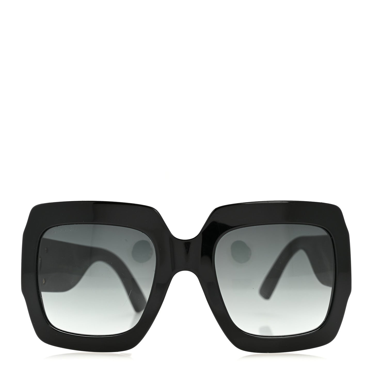 Square Frame Glitter GG0102S Sunglasses Black