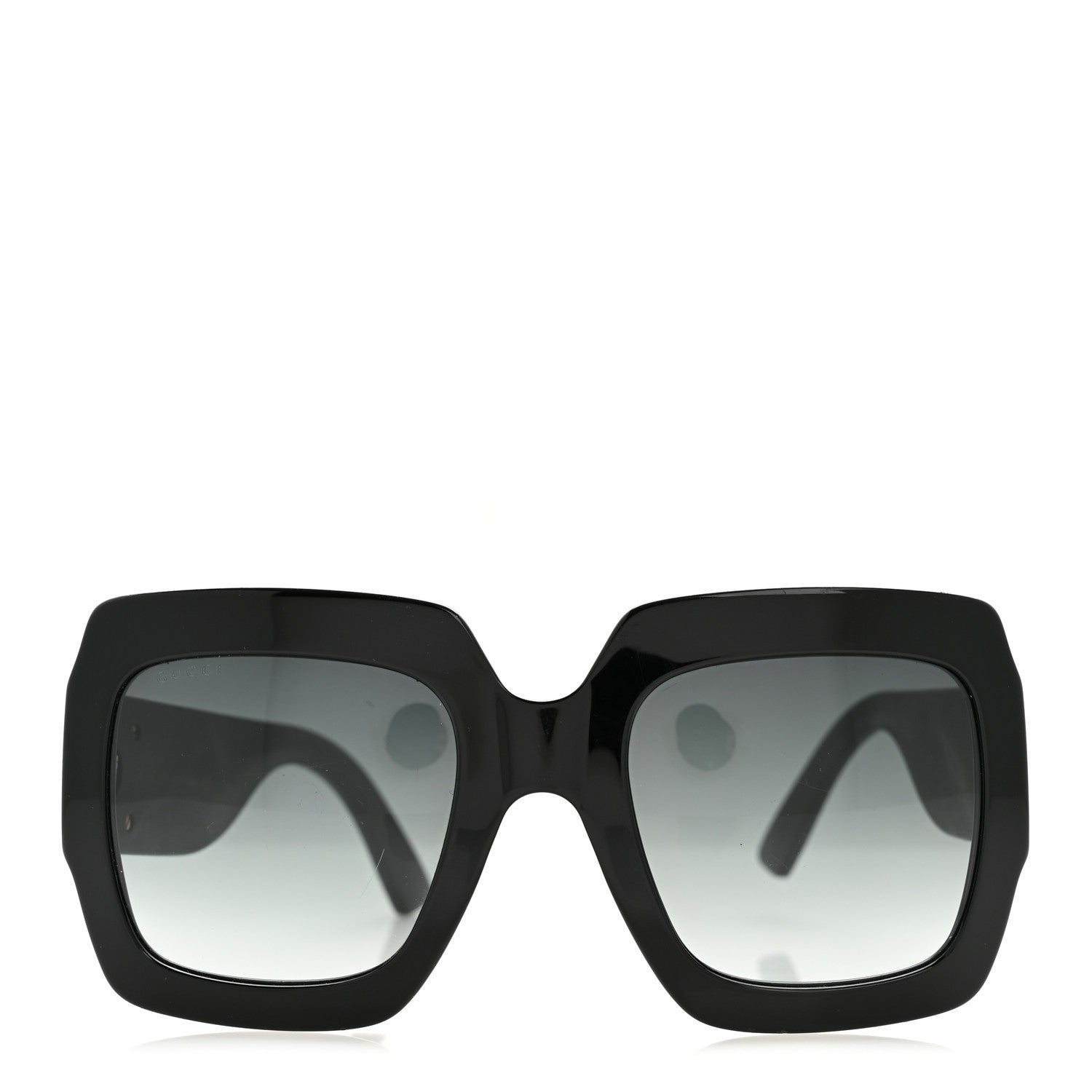 Gucci Square Frame Glitter GG0102S Sunglasses Black 2 of 9