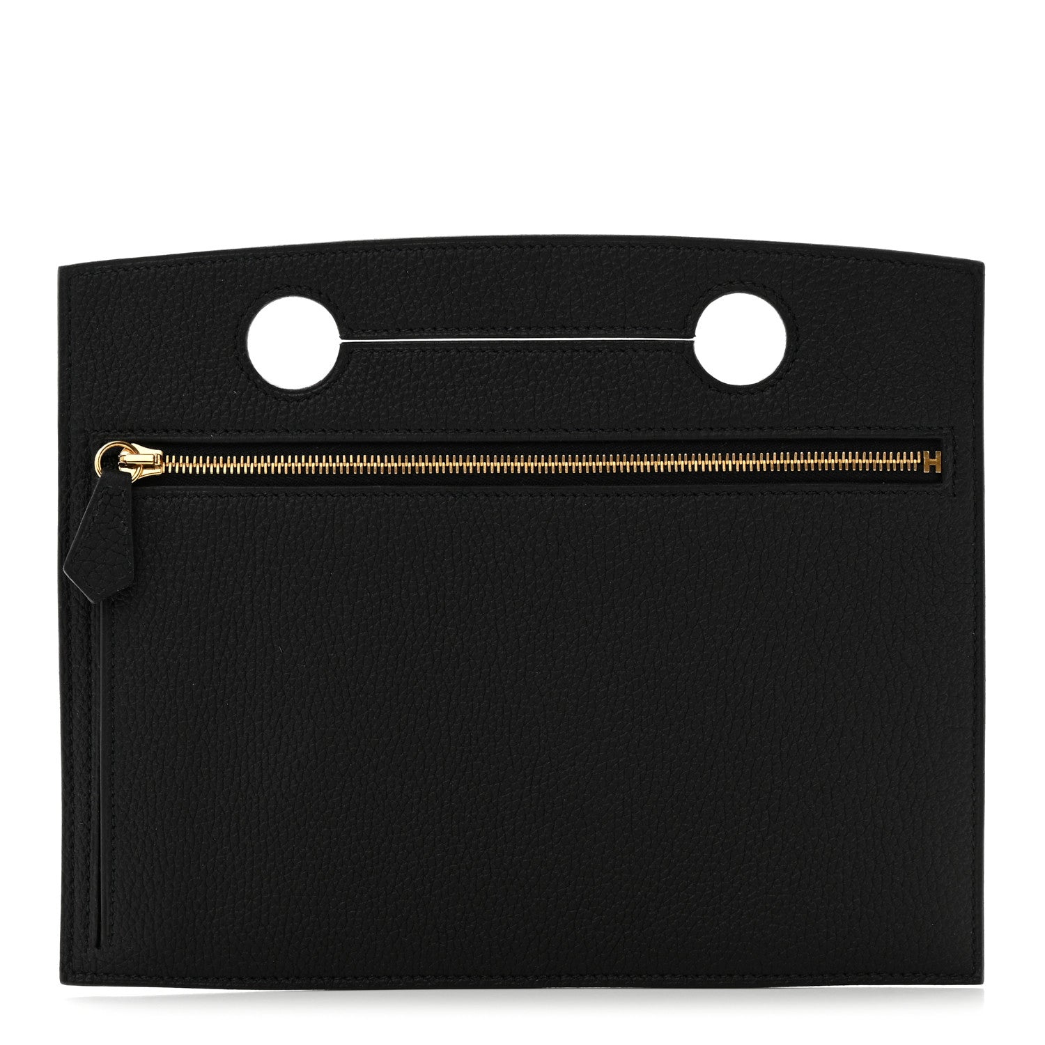 Hermes Togo Backpocket Pouch 30 Black 1 of 8