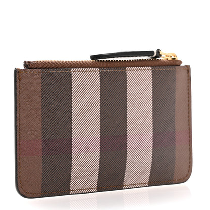 Burberry Kelbrook Exaggerated Check Canvas Card Case Birch Brown 3 of 6