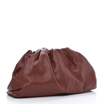 Bottega Veneta Smooth Butter Calf The Pouch Oversized Clutch Rust 3 of 10