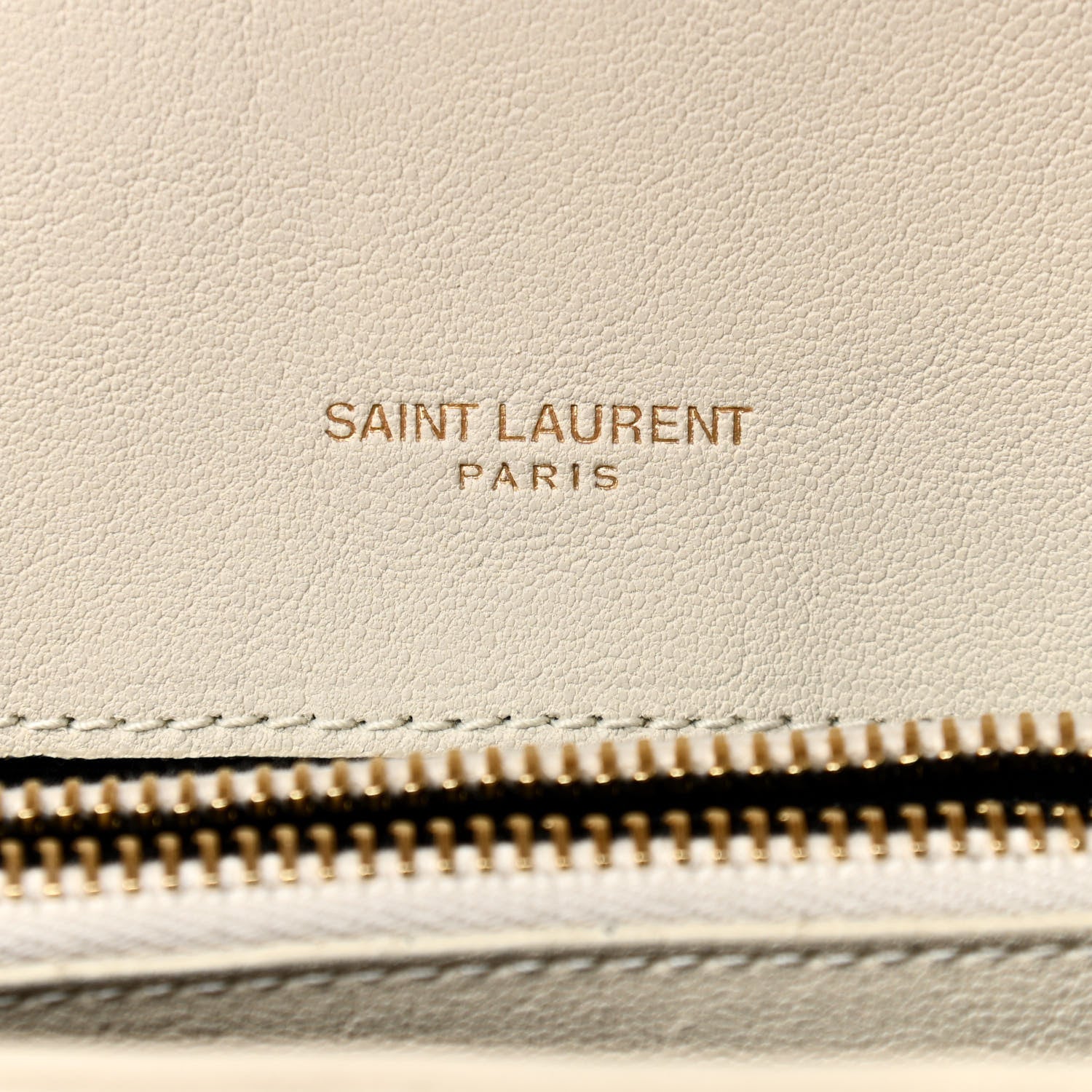 Saint Laurent Sheepskin Matelasse Chevron Monogram Medium College Bag Crema Soft 6 of 11