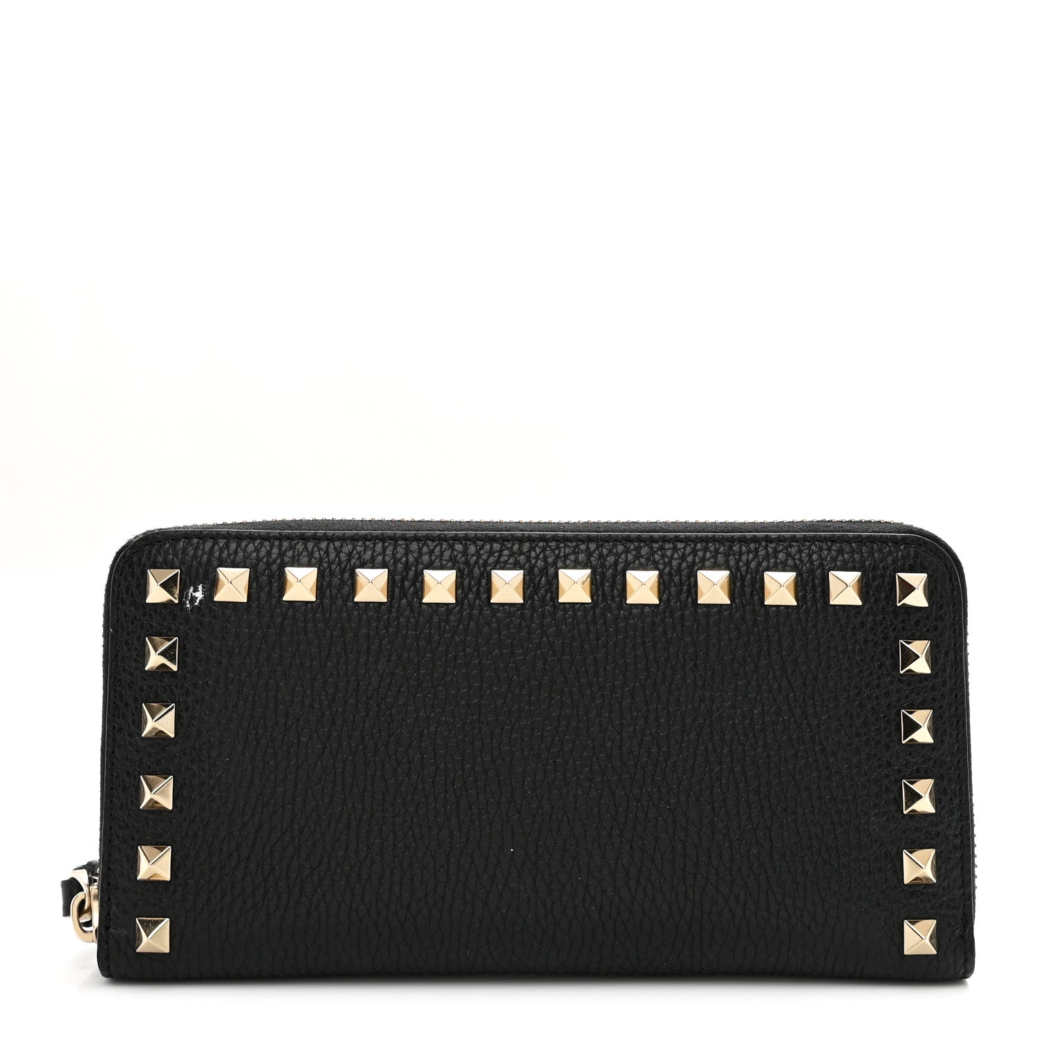 新品/VALENTINO ROCKSTUD ZIP AROUND WALLET Valentino Pink Rockstud Zip-Around Wallet - Ann's Fabulous Closeouts