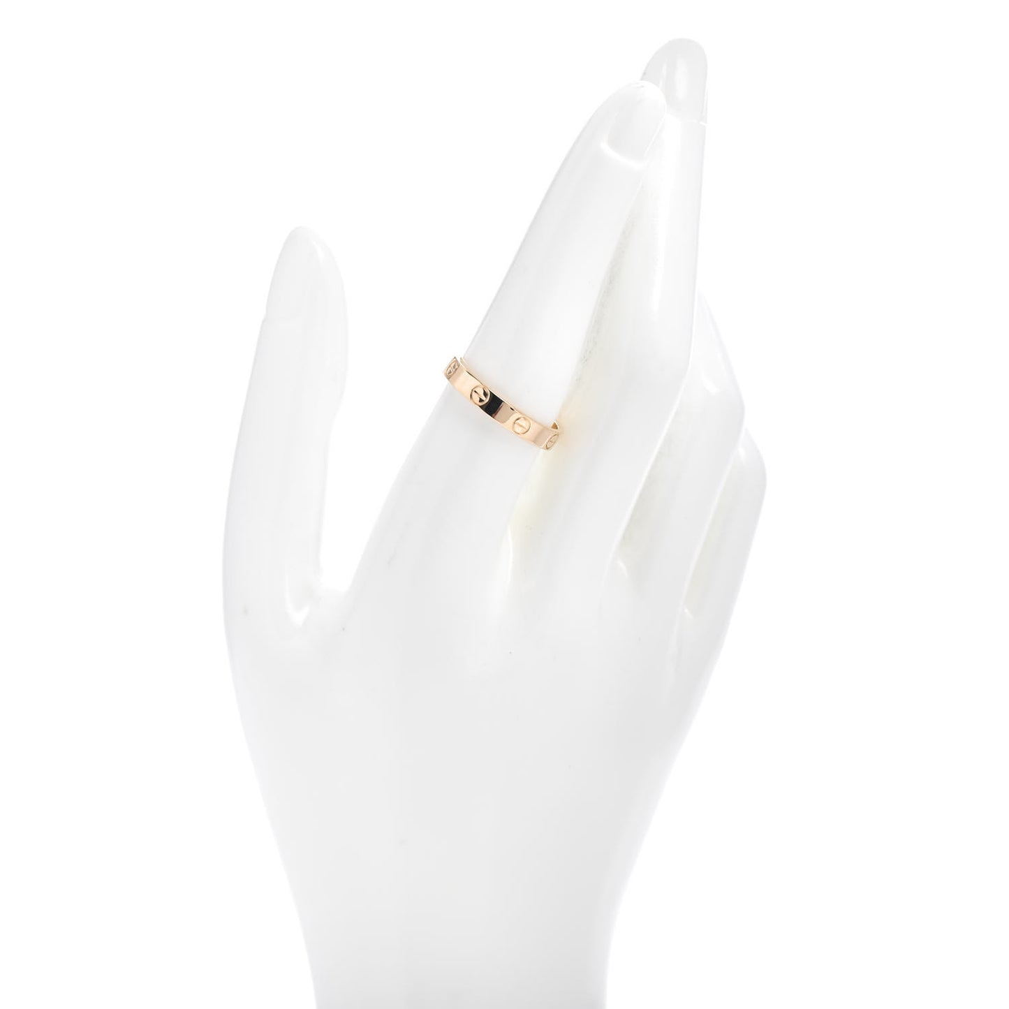 18K Yellow Gold 3.5mm LOVE Wedding Band Ring 57 8
