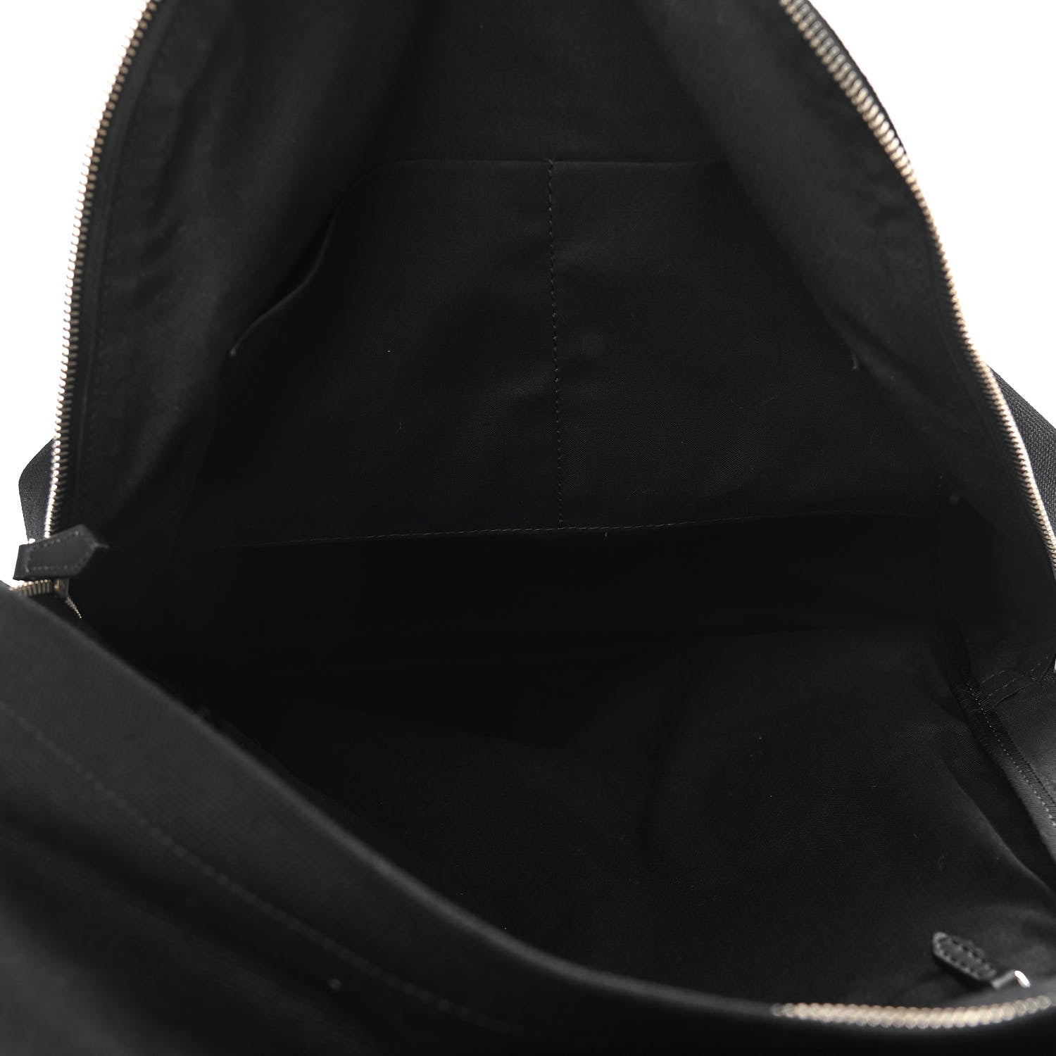 Balenciaga Calfskin Canvas Navy Backpack Black 5 of 9
