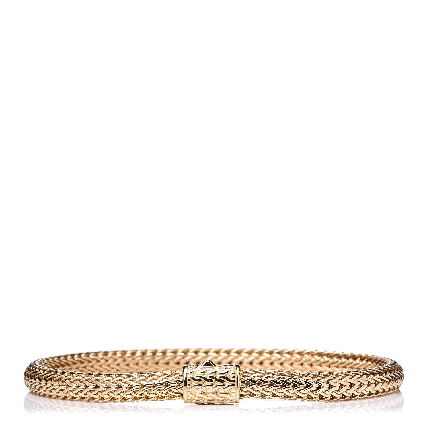 John Hardy 18K Yellow Gold 5mm Classic Chain Bracelet 1 of 5