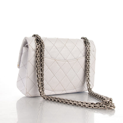 Chanel Aged Calfskin 50th Anniversary 2.55 Reissue 224 Flap White 3 of 8