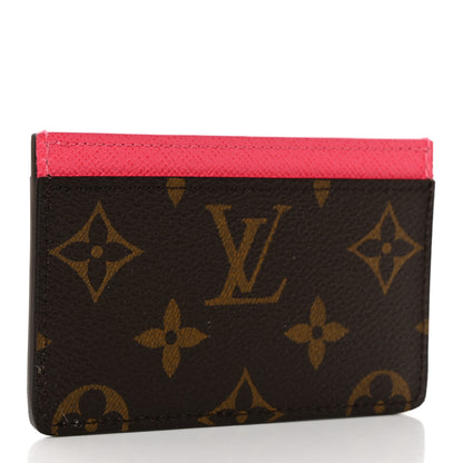 Louis Vuitton Monogram 2023 Christmas Animation Sailing Vivienne Cardholder Dragonfruit Pink 2 of 11