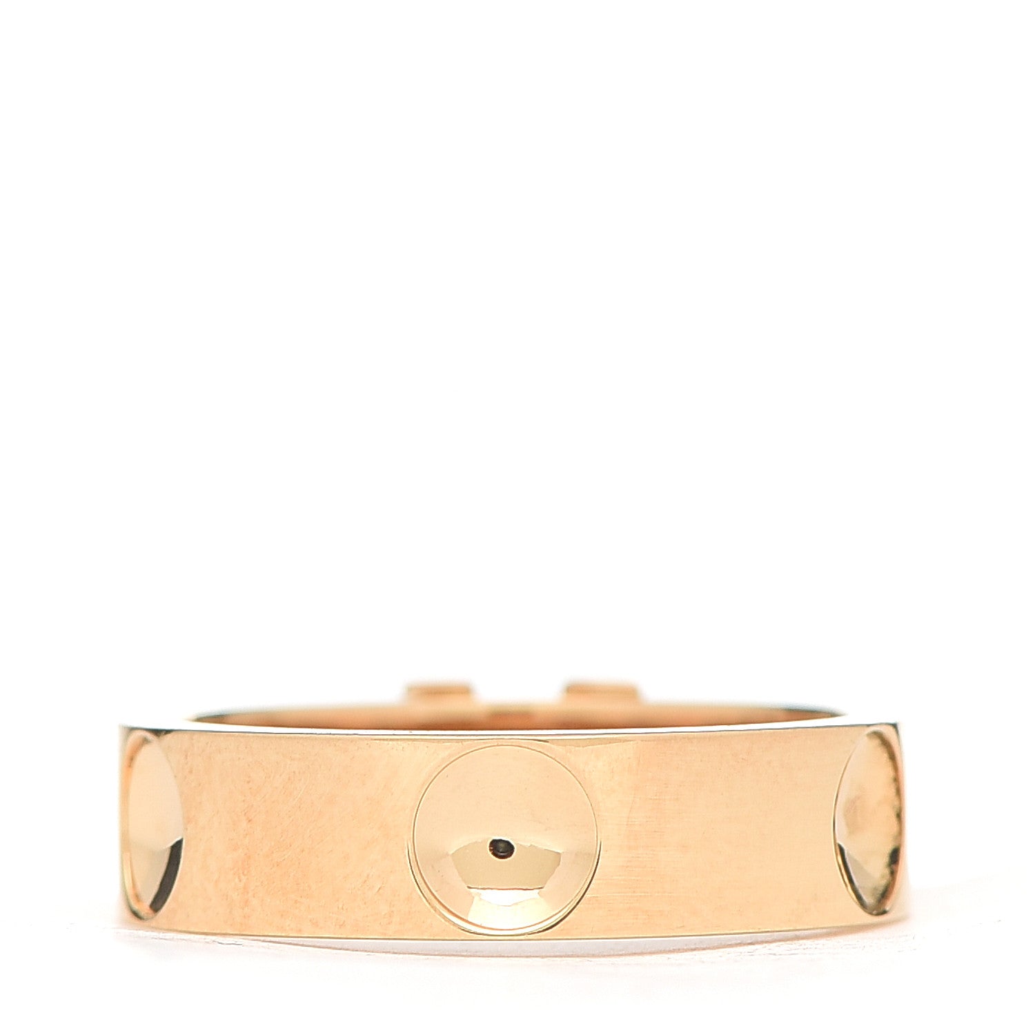 Louis Vuitton 18K Yellow Gold Empreinte LV Ring 51 5.75 3 of 5