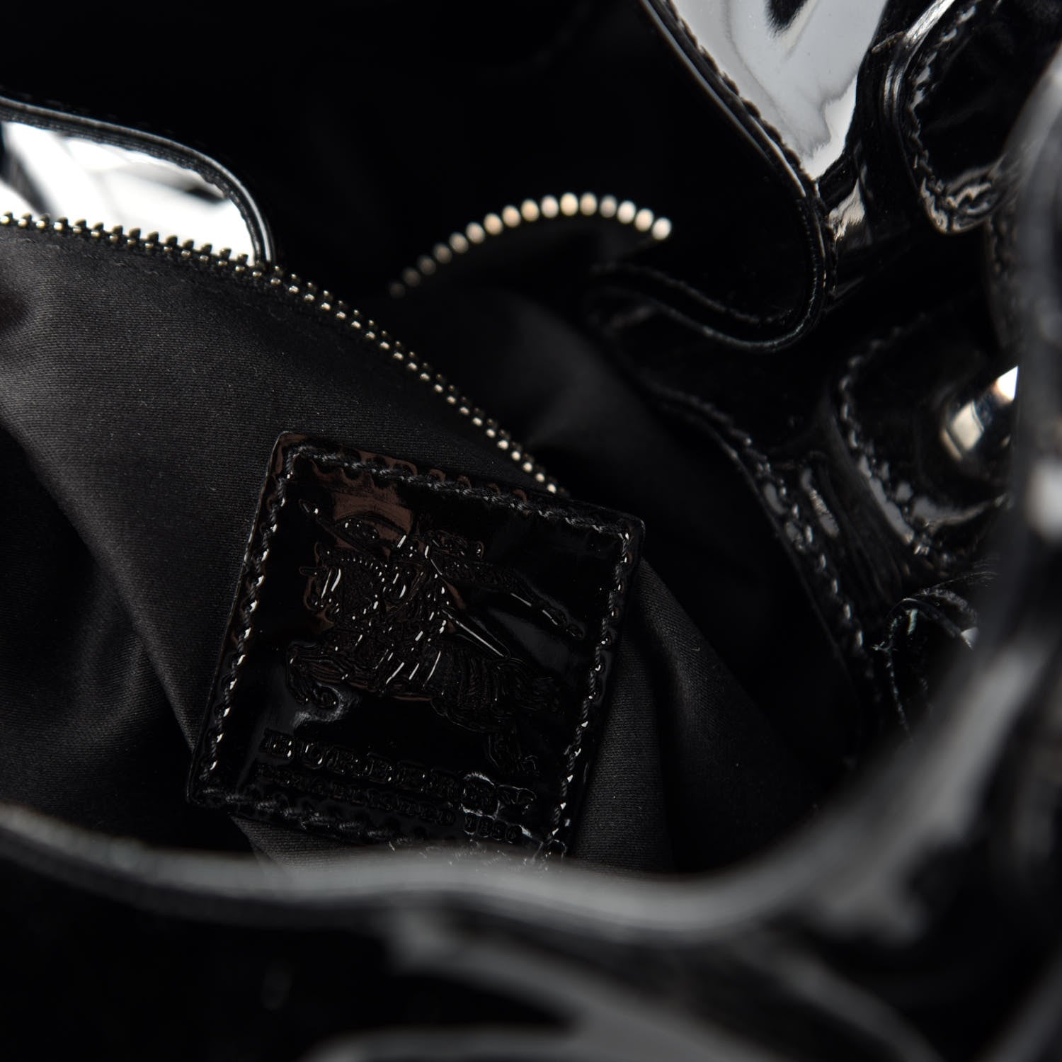 Burberry Patent Quilted Beaton Black 8 of 11