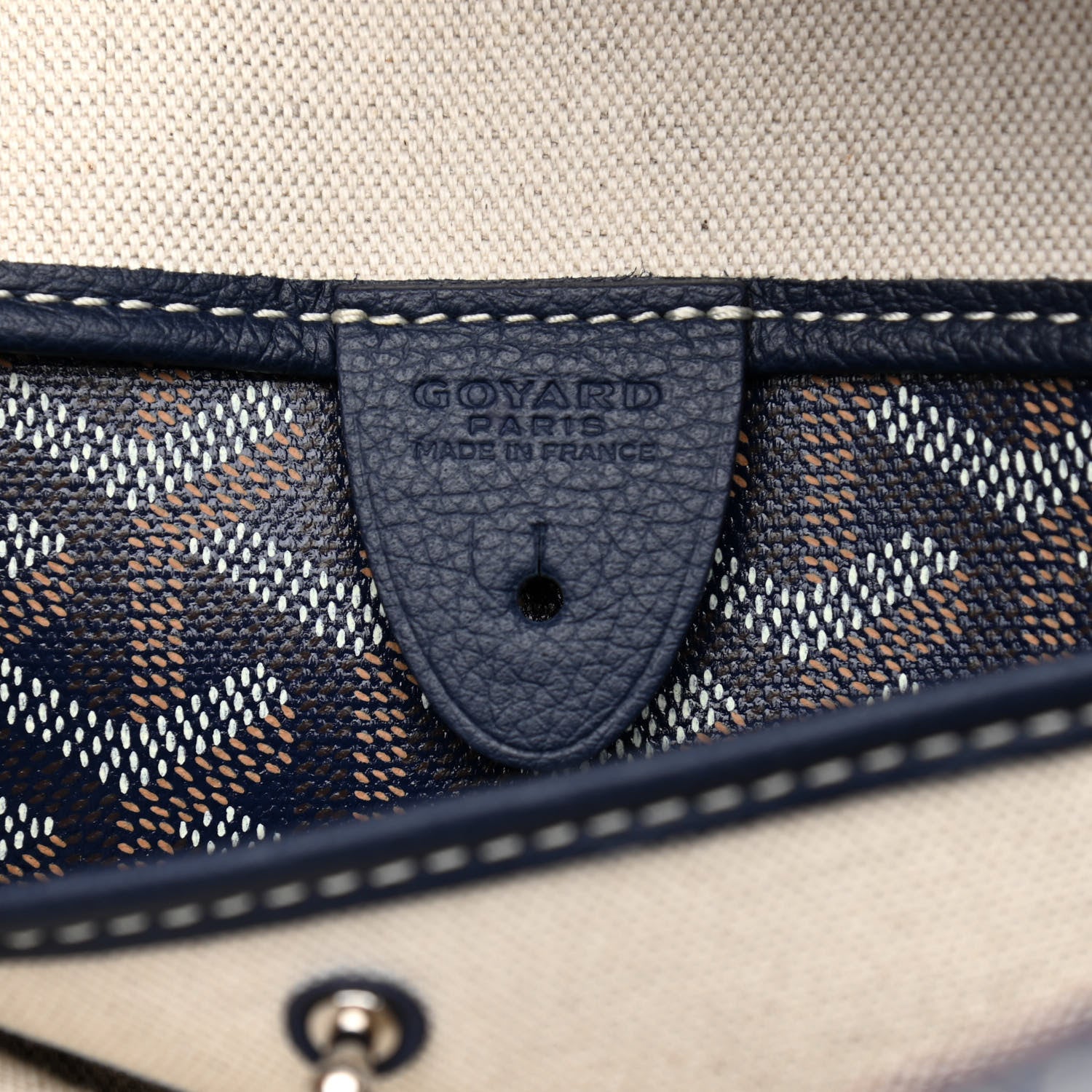 Goyard Goyardine Artois PM Navy 6 of 10